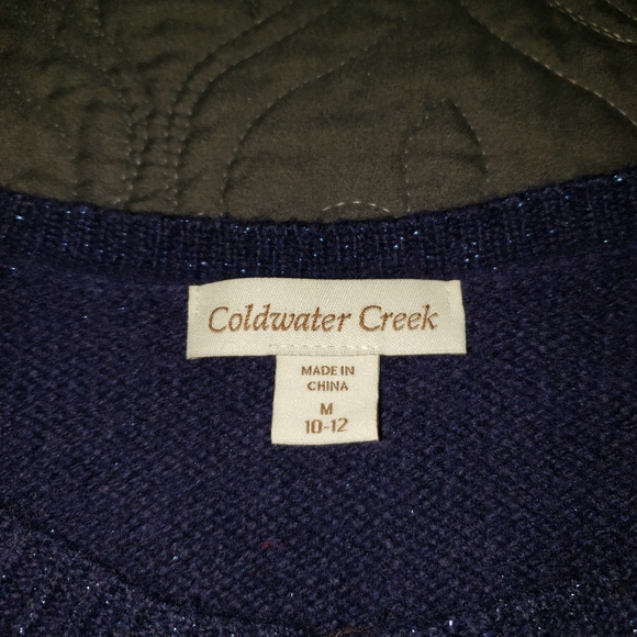 Coldwater Creek Wool/Cashmere blend Cardigan - Picture 5 of 9